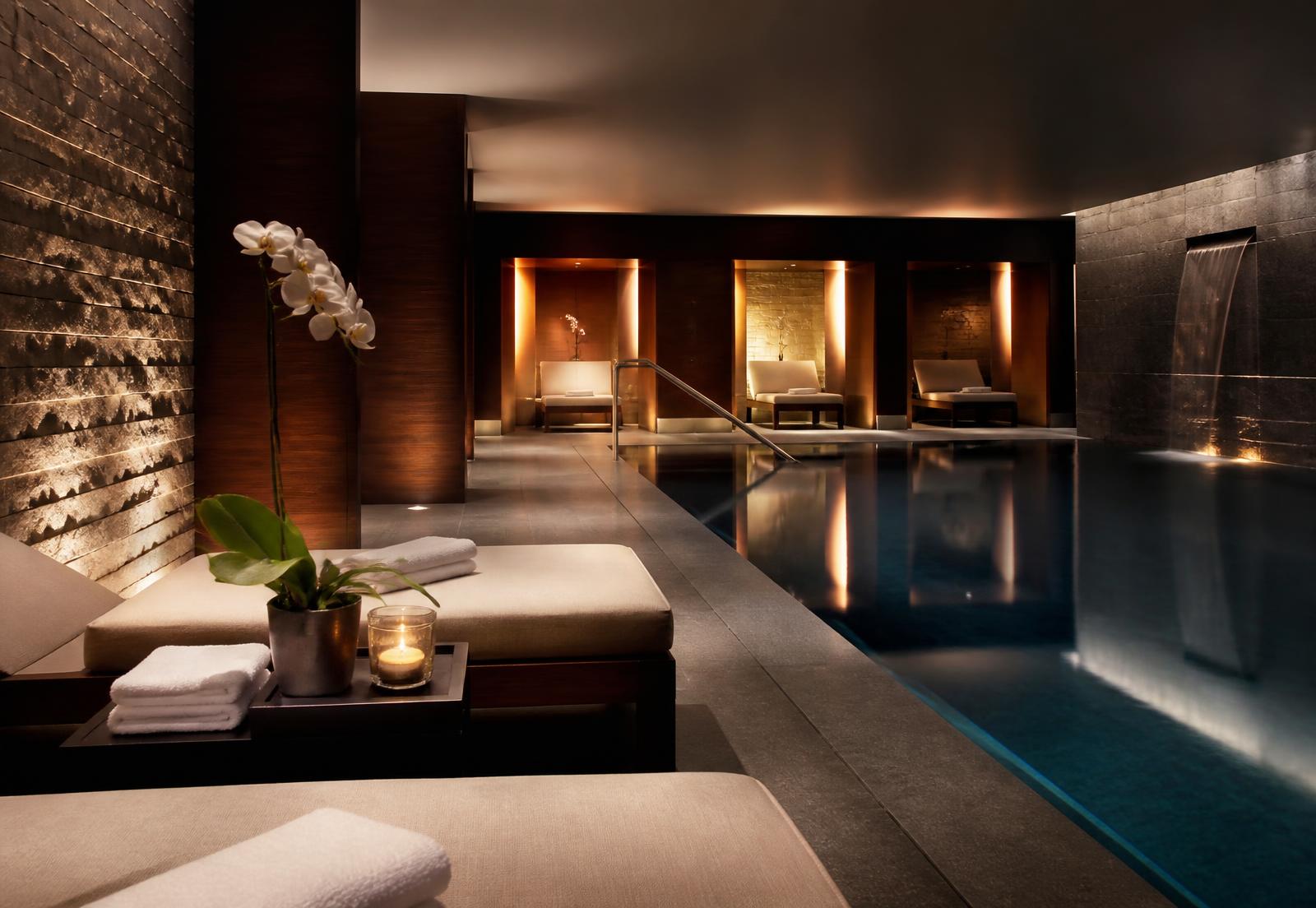 Ambiente do spa do Hotel Sibara