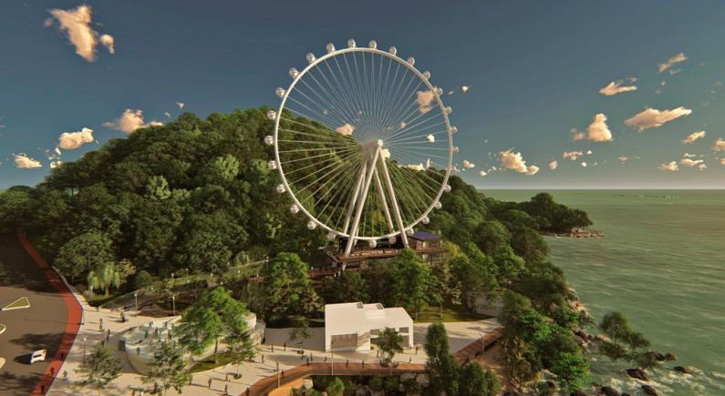 Iniciada a obra de construção da BC Big Wheel, a roda gigante de Balneário Camboriú.