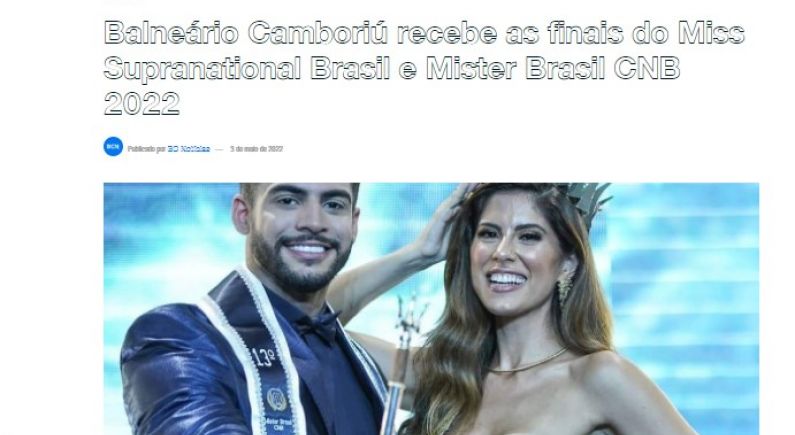 MISS E MISTER SUPRANATIONAL BRASIL - Confira as notícias da região
